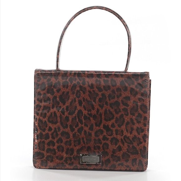 Genuine Escada Designer Leopard Print Hand Bag - Made in Italy - Picture 1 of 16